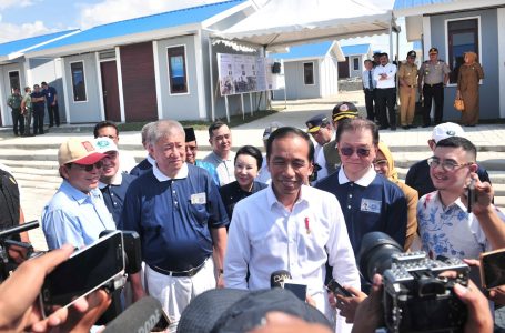Jokowi Apresiasi Donasi Huntap Dari Yayasan Tzu Chi