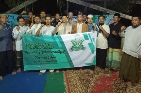 Ahmad Maulana Terpilih Menjadi Ketua Pemuda Muhammadiyah Karang Intan