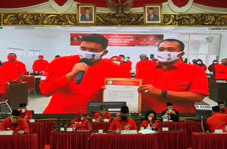 PDIP Umumkan 75 Paslon Pilkada 2020, Bobby Menantu Jokowi Masuk