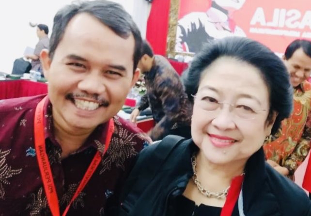 Ketua PP Bamusi Faozan Amar berfoto bersama Ketum DPP PDIP Megawati Soekarnoputri - ist