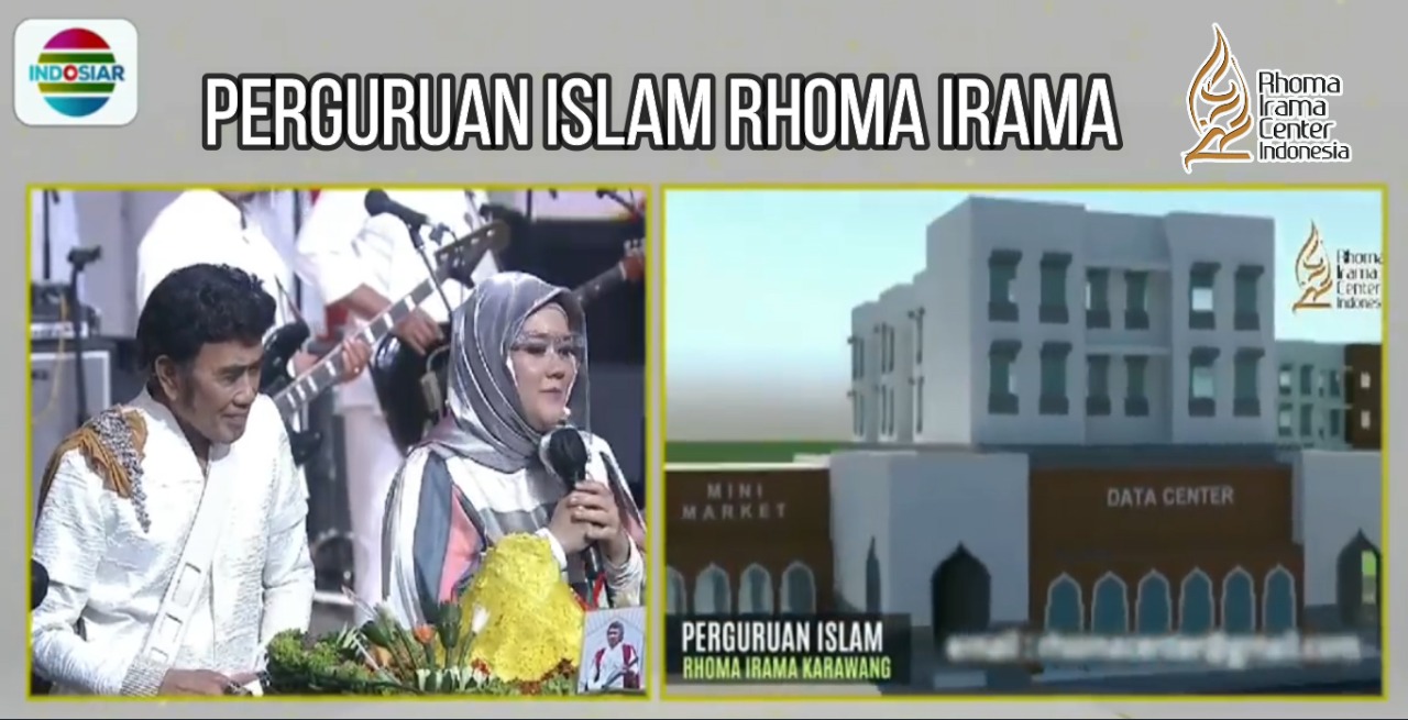 Mohon Doa Restu, Rhoma Irama Bangun Perguruan Islam di Karawang