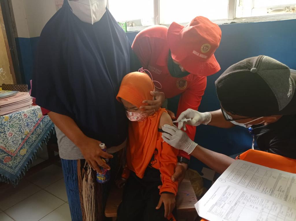 Sasar Anak 6-11 Tahun, KaBinda Jateng Brigjen TNI Sondi Siswanto Pimpin Langsung Program Vaksinasi Covid-19