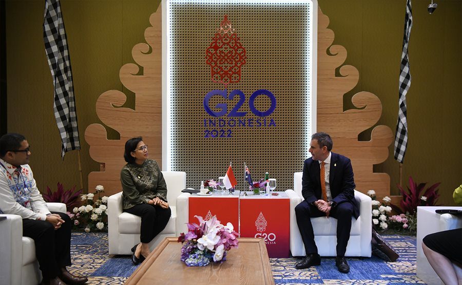 Pertemuan KTT G20, Menkeu: Indonesia-Australia Perkuat Kerja Sama Bisnis dan Investasi