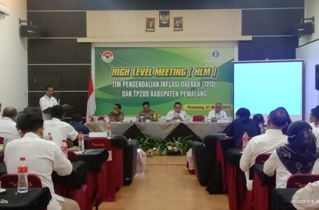 Jelang Ramadhan, Pemkab Pemalang Gelar High Level Meeting TPID & TP2DD 2023