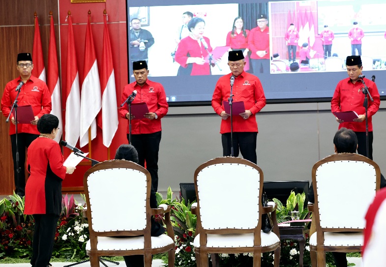 Megawati Angkat Ganip Warsito hingga Andi Widjayanto Sebagai Kepala Badan di PDIP