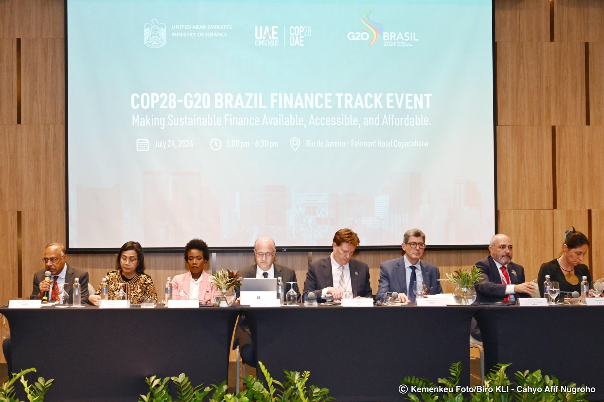 Menkeu Soroti Pembiayaan Iklim Berkelanjutan Saat Diskusi Panel G20 Brazil Finance Track Event